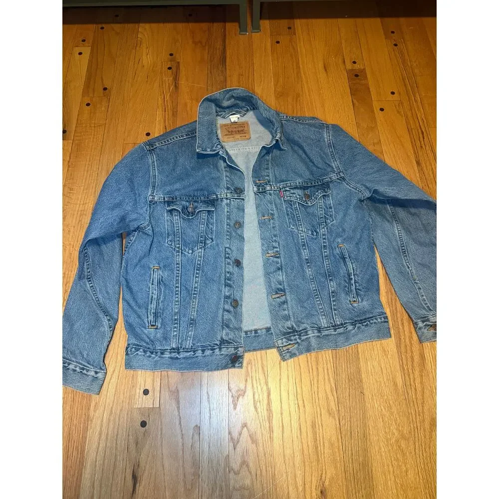 Levi's® Vtg Jacket Relaxed-fit 90's Trucker Men's Sz Medium 70507-0389 - Picture 1 of 12